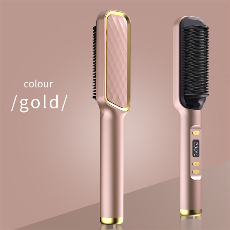 2-in-1 LCD Hair Curler & Straightener