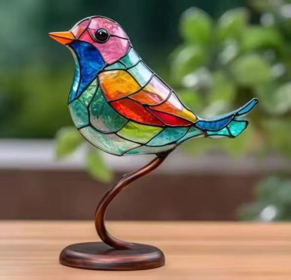 Birds on Branch Decorative Figurine - Office/Entrance