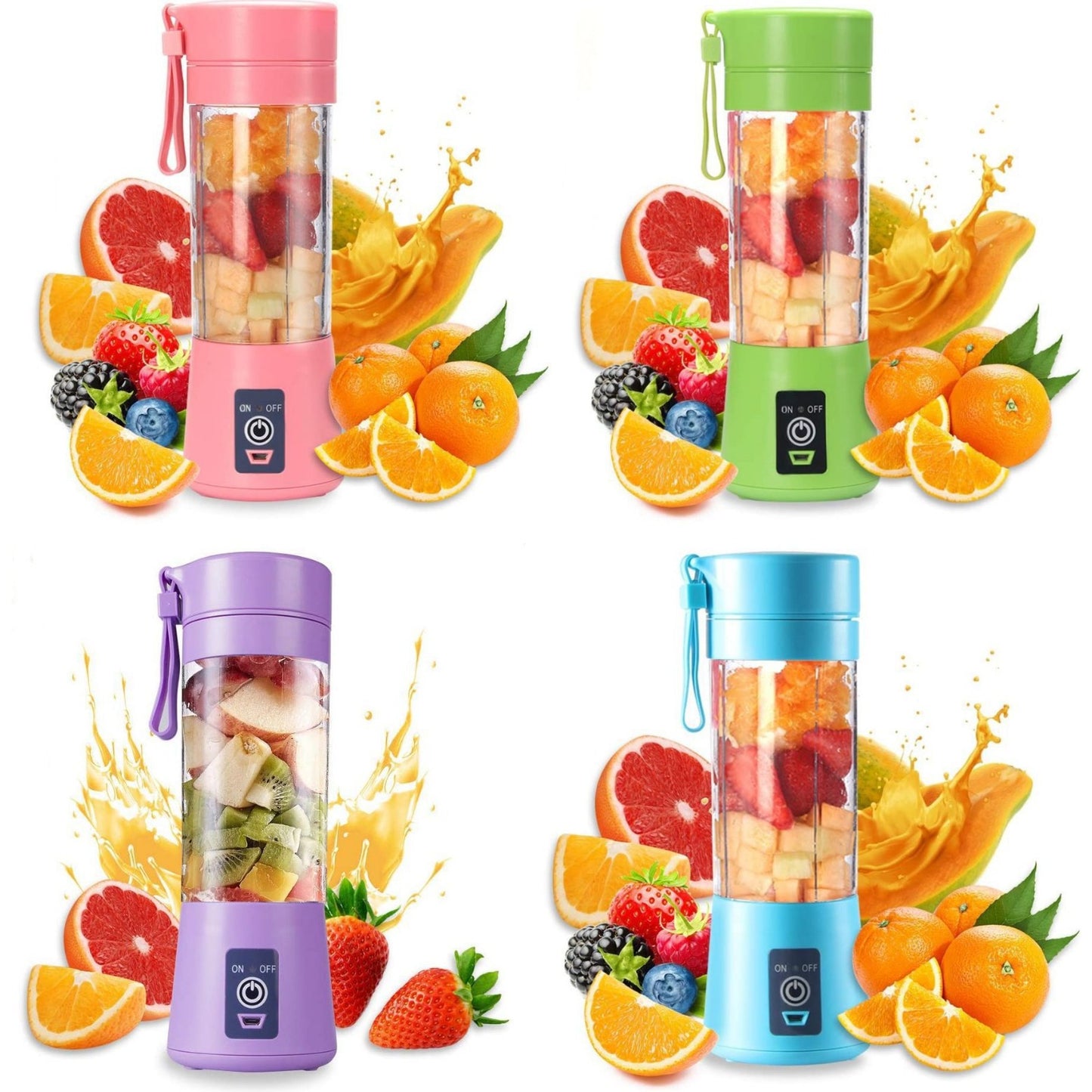 USB Portable Juicer - 6 Blades