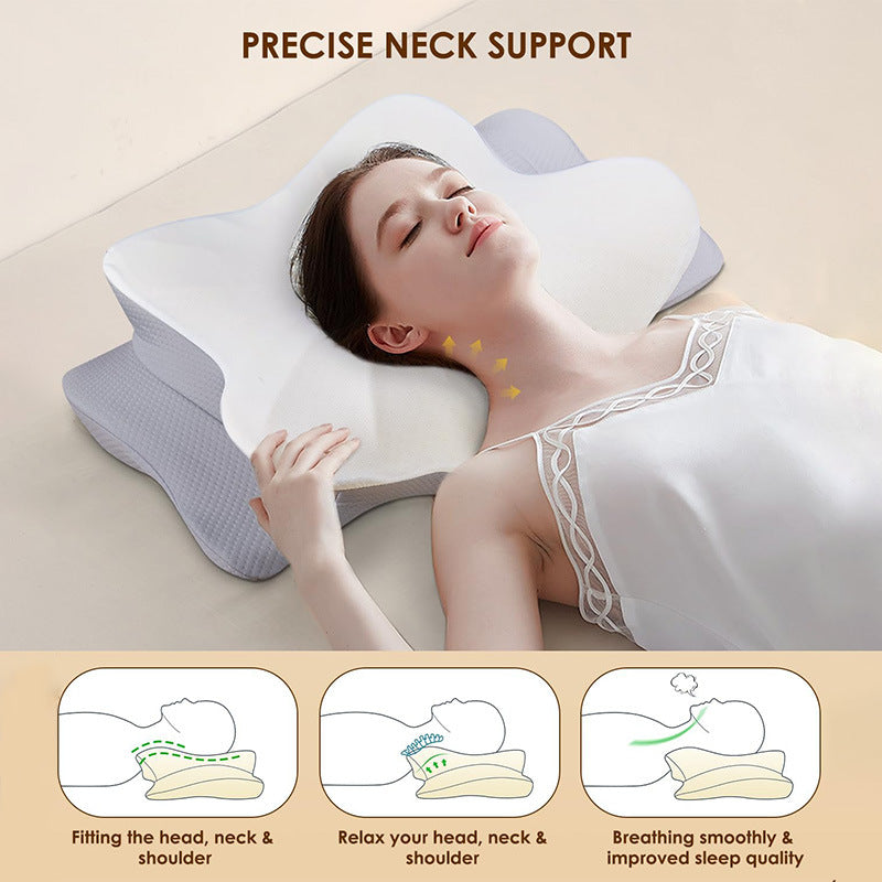 Ergonomic Memory Foam Cervical Pillow