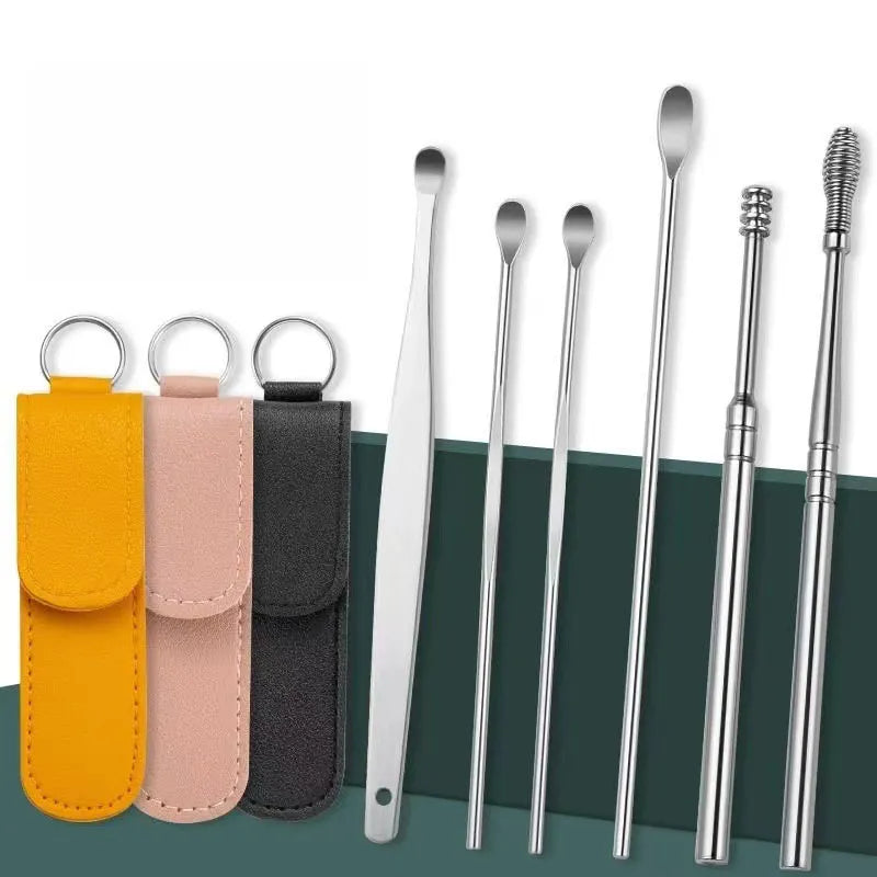 6-Piece Stainless Steel Ear Cleaning Set