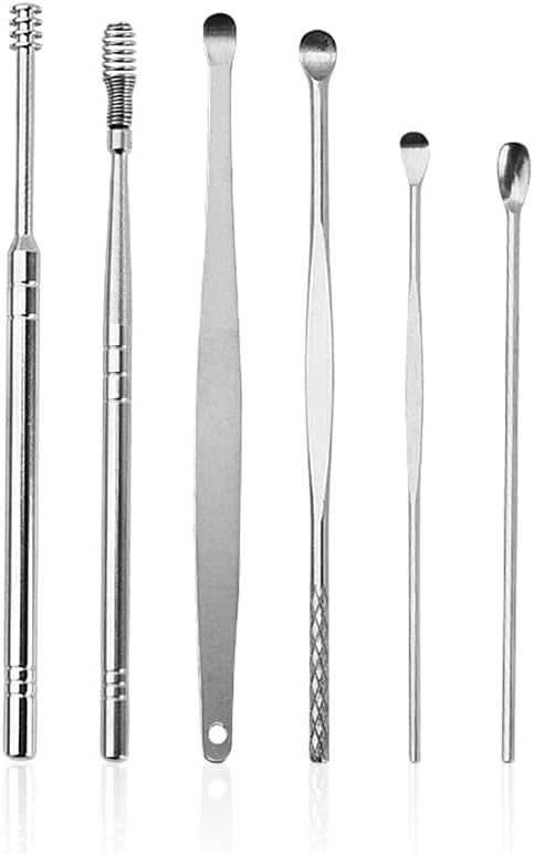 6-Piece Stainless Steel Ear Cleaning Set