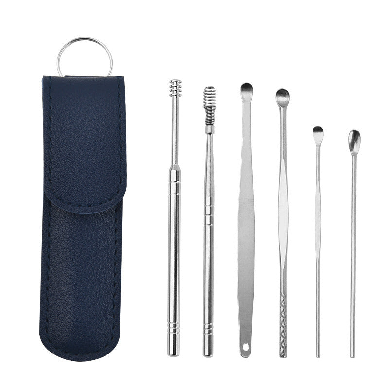 6-Piece Stainless Steel Ear Cleaning Set