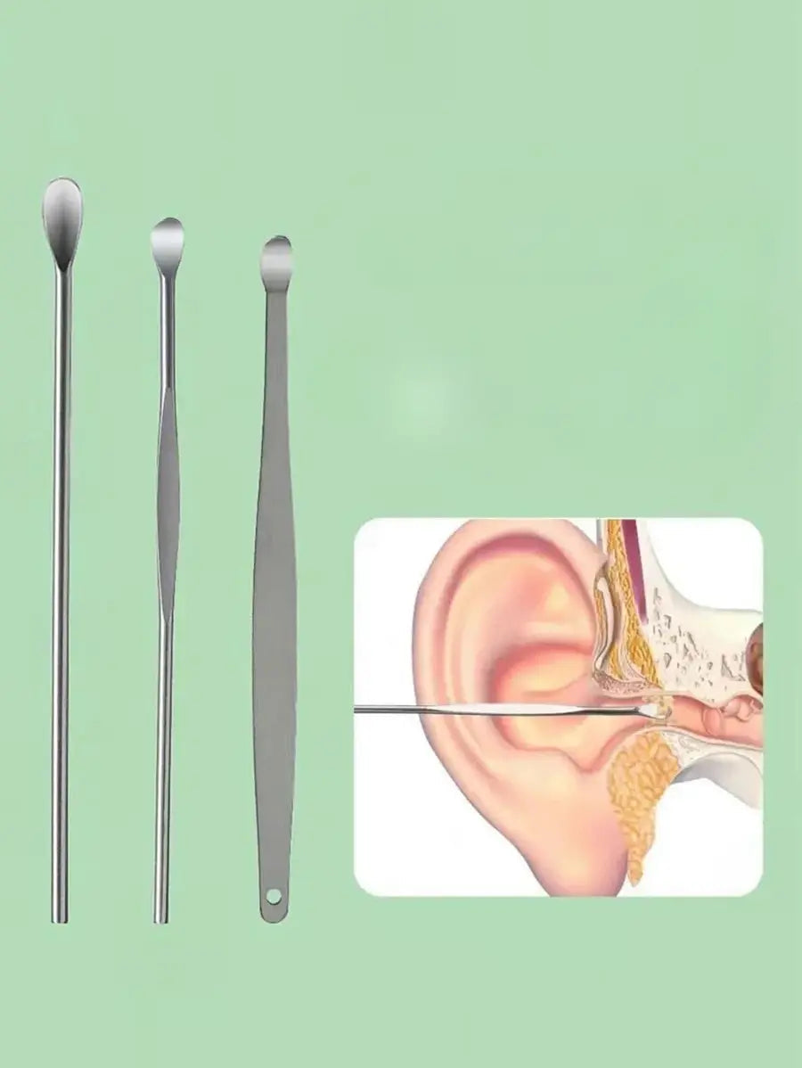 6-Piece Stainless Steel Ear Cleaning Set