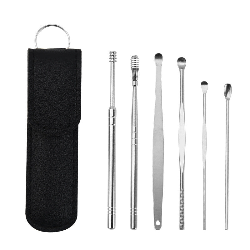 6-Piece Stainless Steel Ear Cleaning Set