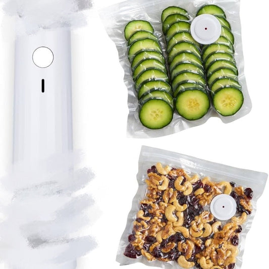 Reusable Food-Grade Vacuum Zipper Storage Bags( Pcs Of 10)