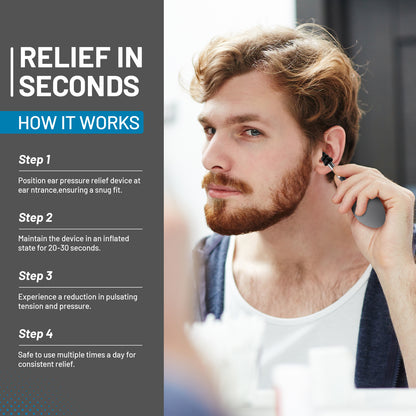 Portable Silicone Ear Pressure Regulator