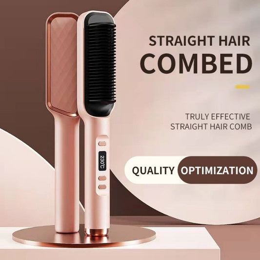 2-in-1 LCD Hair Curler & Straightener