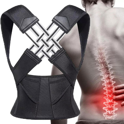 Sitting posture orthosis adult men and women open shoulder orthosis belt