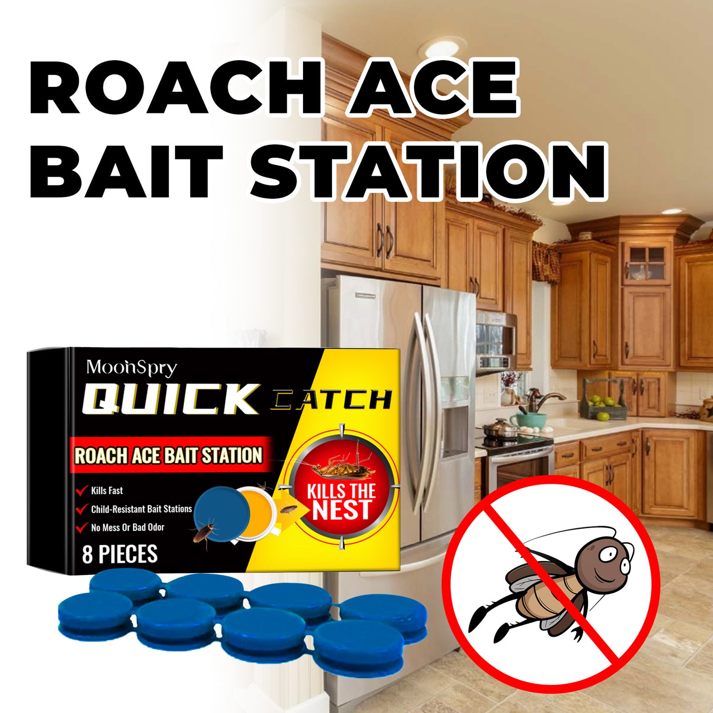 Cockroach Bait Station