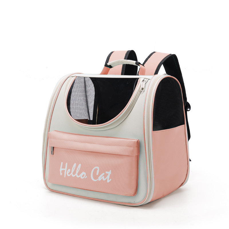 Cat Outdoor Carrier Bag - Breathable, Portable, 0-7.5kg