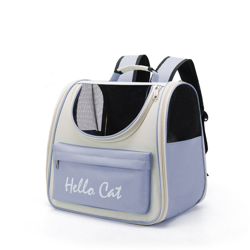 Cat Outdoor Carrier Bag - Breathable, Portable, 0-7.5kg