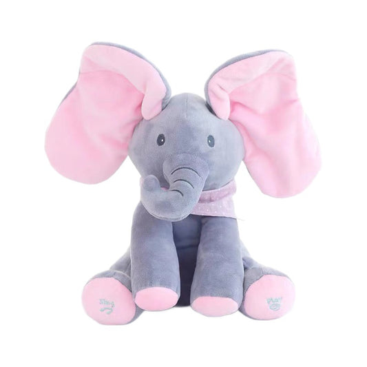 Peek-A-Boo Singing Elephant Plush Toy