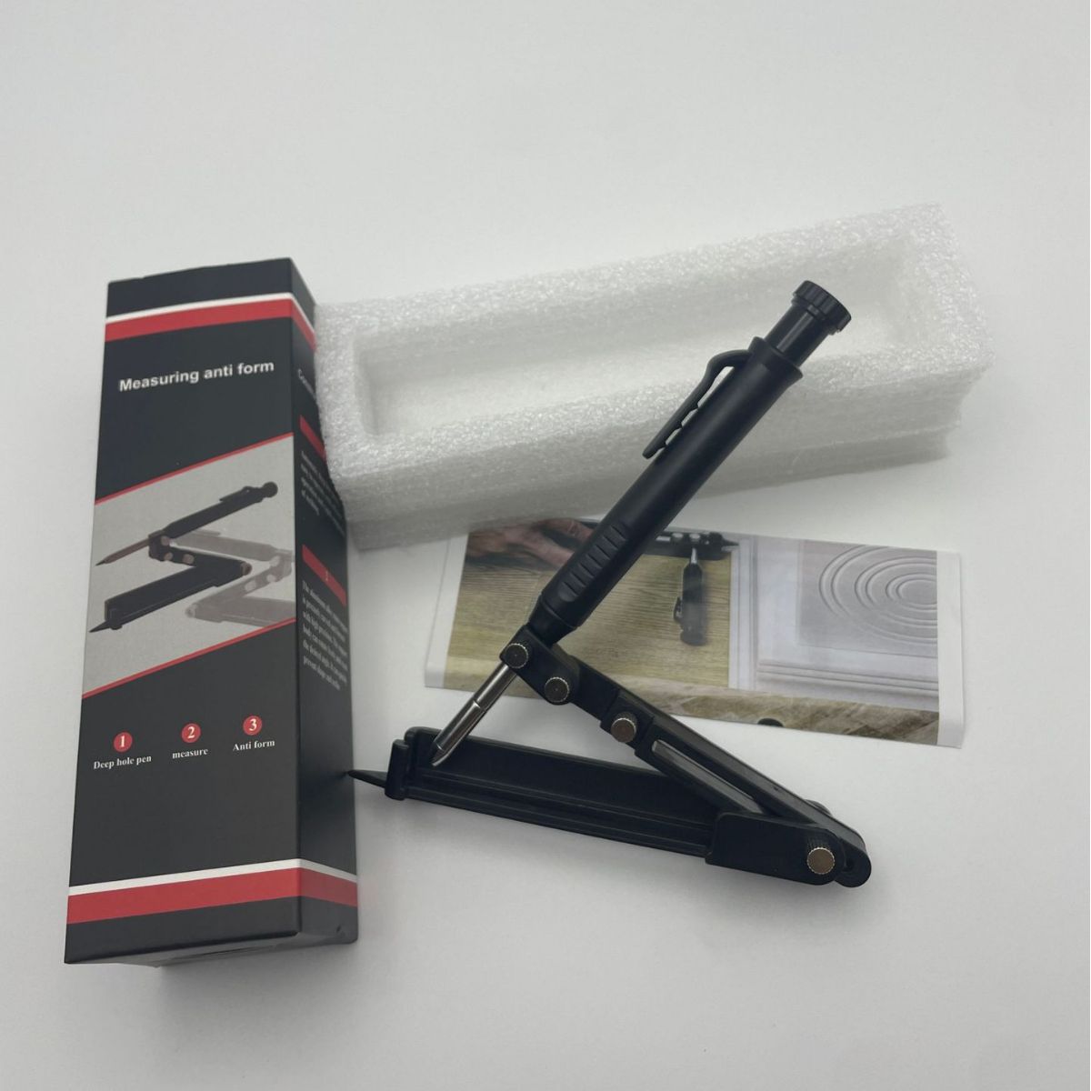 Multifunction Woodworking Scriber Compass Tool
