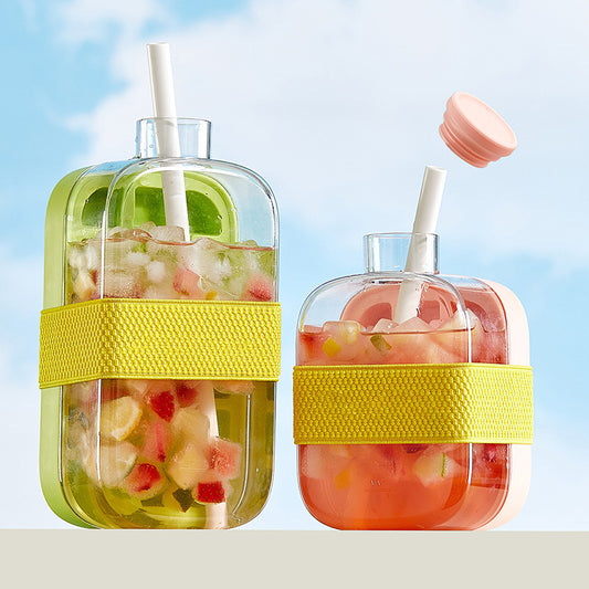 CoolPress™ Ice Cup – Portable Straw Tumbler