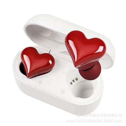 Heart-Shaped Bluetooth Wireless Headphones - New Design
