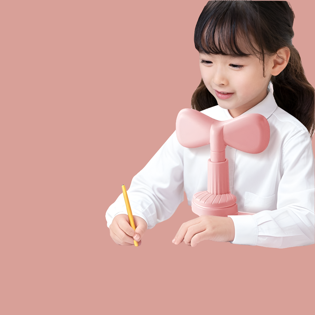 Elementary School student writing posture corrector