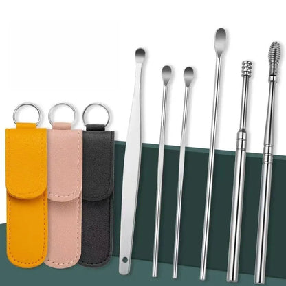 6-Piece Stainless Steel Ear Cleaning Set