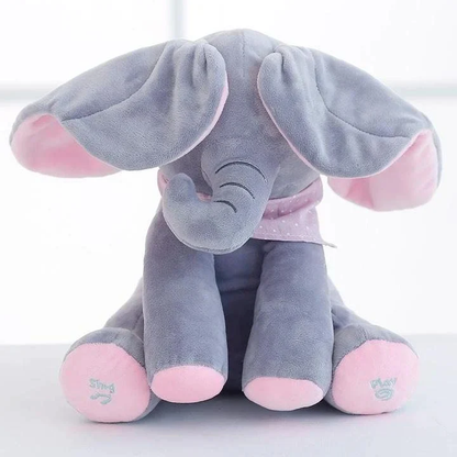 Peek-A-Boo Singing Elephant Plush Toy
