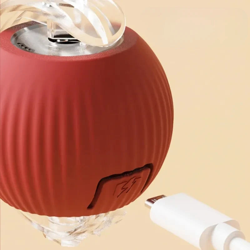 Pet Toy Ball – Bite-Resistant, Auto-Rolling for Dogs & Cats