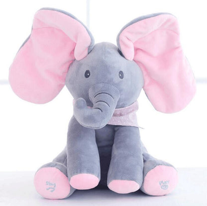 Peek-A-Boo Singing Elephant Plush Toy
