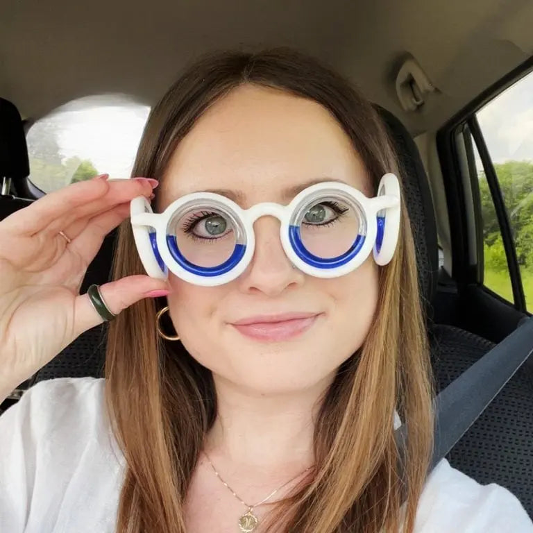 3D Anti-Dizzy Motion Sickness Glasses for Adults & Kids