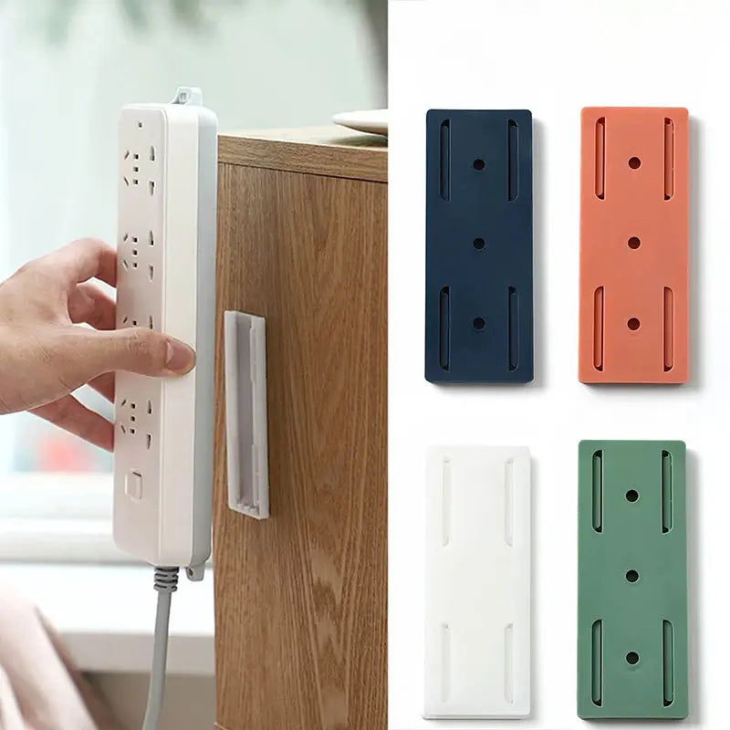 Punch-Free Wall-Mounted Plug Holder(Set Of 10)