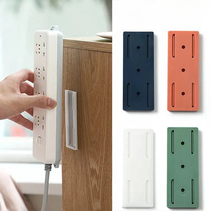 Punch-Free Wall-Mounted Plug Holder(Set Of 10)
