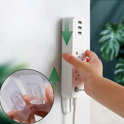 Punch-Free Wall Hook Hanger (Set of 10)