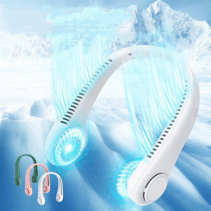 Bladeless Mini USB Turbo Fan – Portable, Digital & Rechargeable