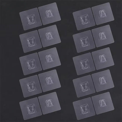 Punch-Free Wall Hook Hanger (Set of 10)