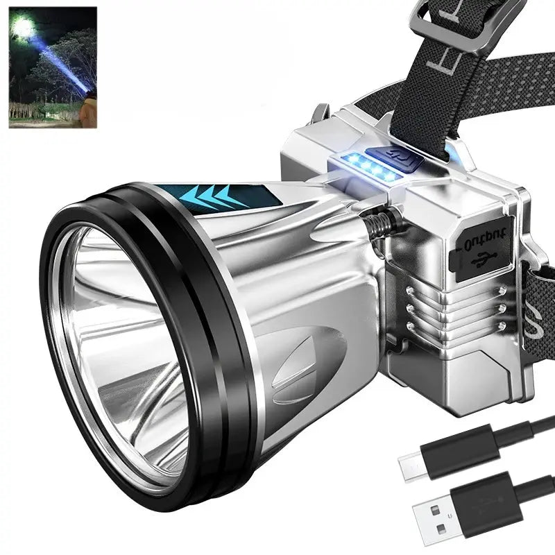Ultra‑Bright Rechargeable LED Headlamp
