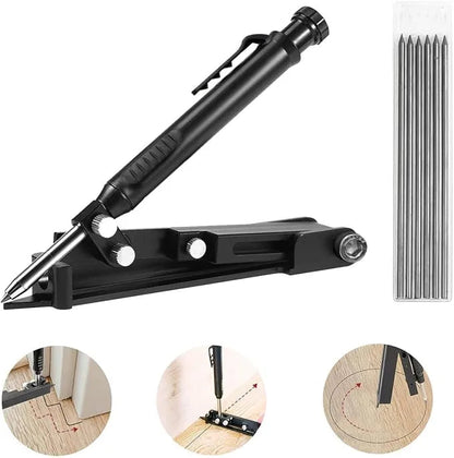 Multifunction Woodworking Scriber Compass Tool