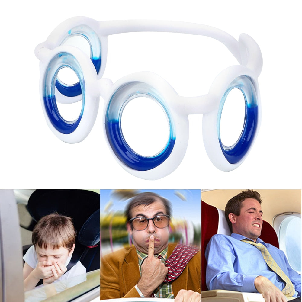 3D Anti-Dizzy Motion Sickness Glasses for Adults & Kids