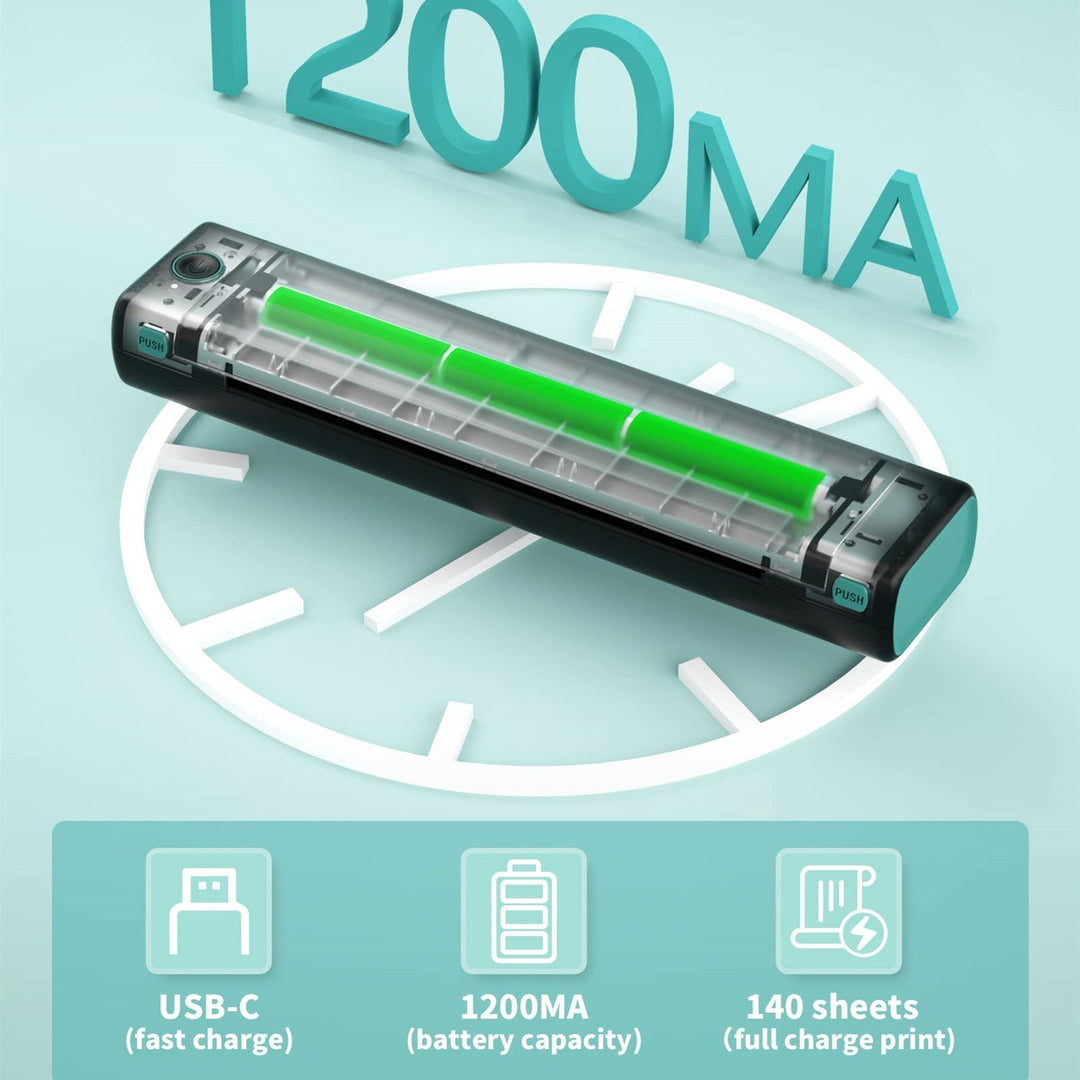 Portable Mini Thermal Printer for Office Use