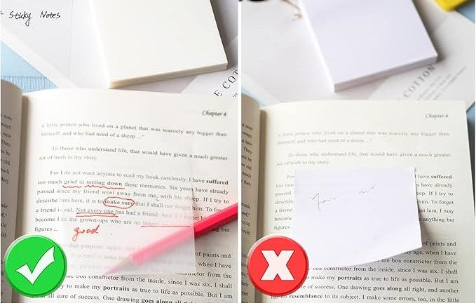 Transparent Color PET Index Sticky Notes