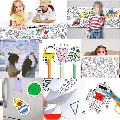 Coloring Sheets with Pencils