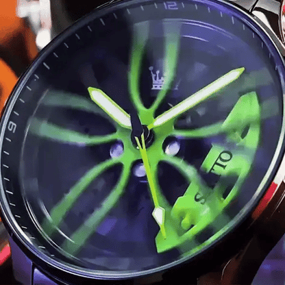 Wheel Hub Quartz Watch