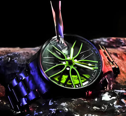 Wheel Hub Quartz Watch