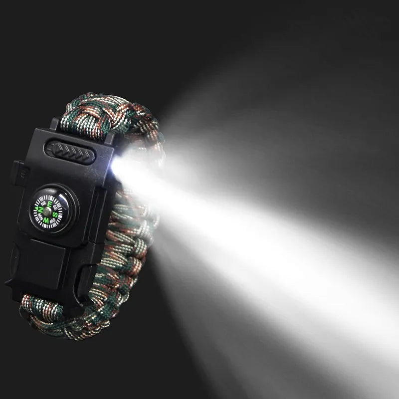 Multifunctional 7‑Core Paracord Bracelet