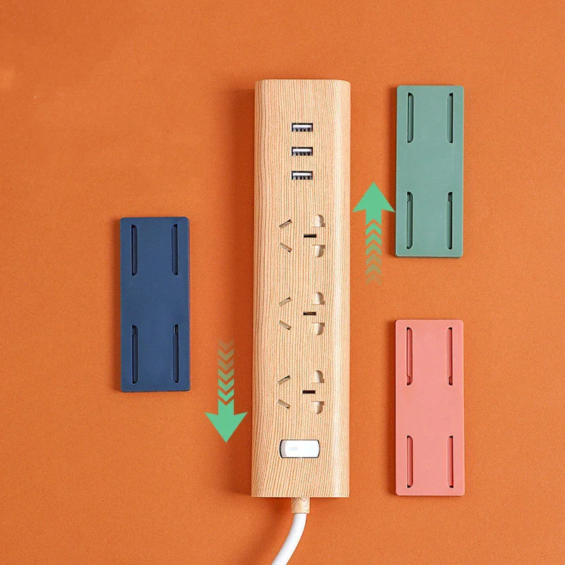 Punch-Free Wall-Mounted Plug Holder(Set Of 10)