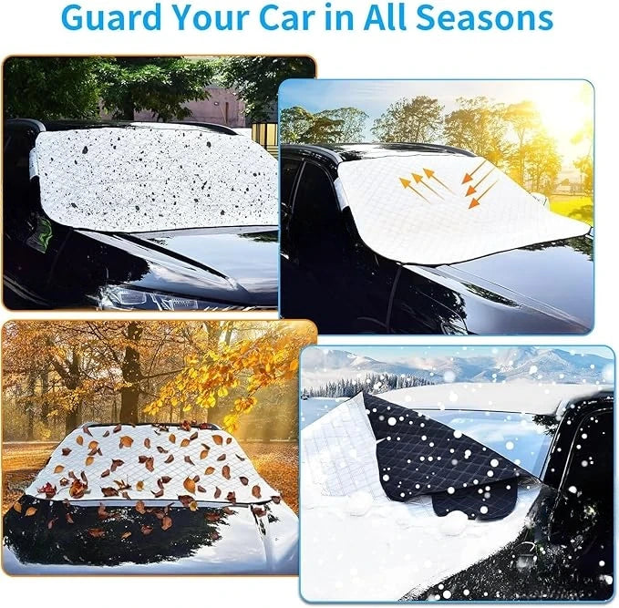 All-Weather Car Windshield Cover – Sunproof & Snowproof Shield