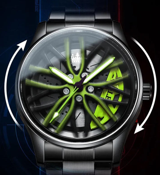 Wheel Hub Quartz Watch