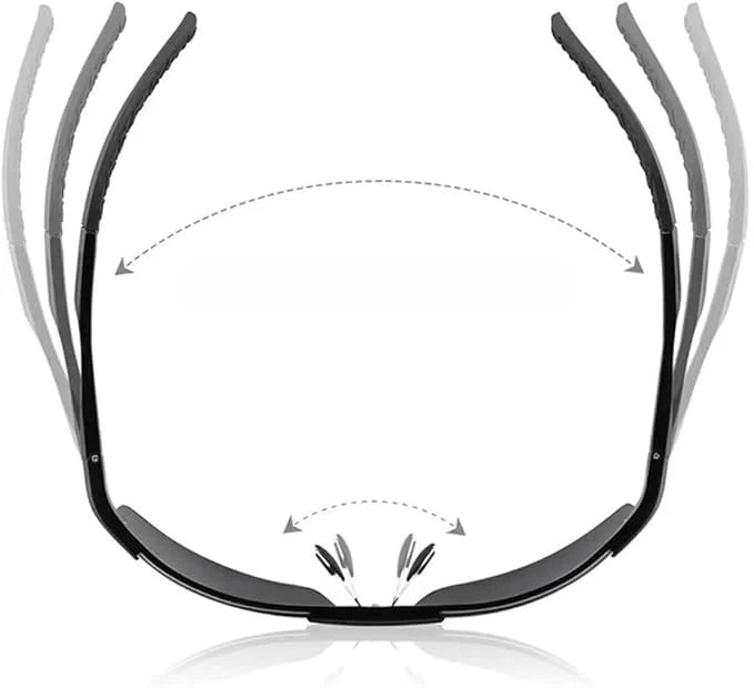 Automatic color-changing polarized sunglasses