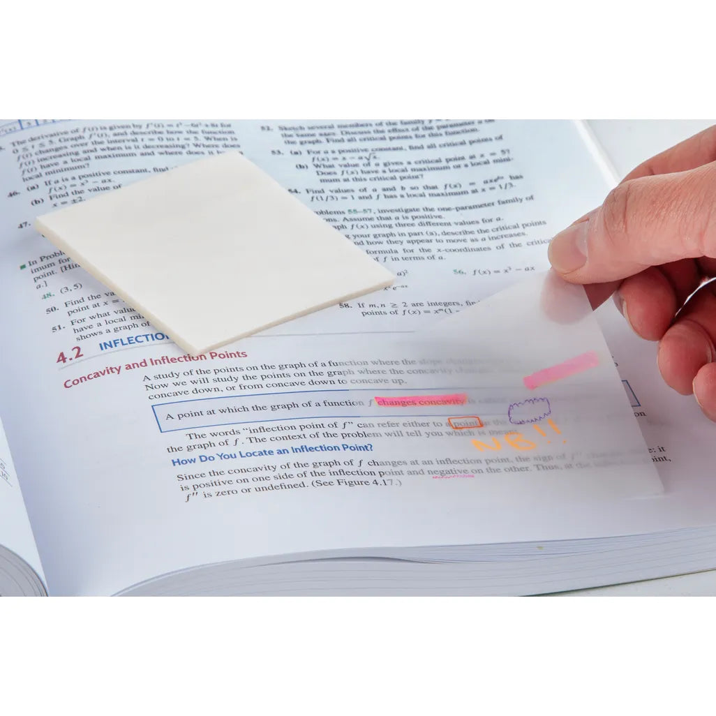 Transparent Color PET Index Sticky Notes