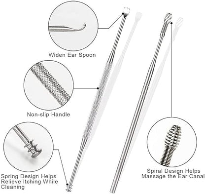 6-Piece Stainless Steel Ear Cleaning Set