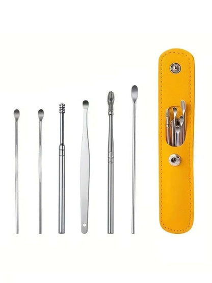 6-Piece Stainless Steel Ear Cleaning Set