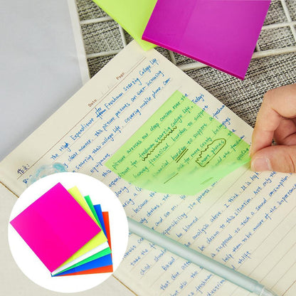 Transparent Color PET Index Sticky Notes