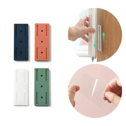 Punch-Free Wall-Mounted Plug Holder(Set Of 10)