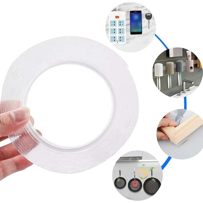 Clear Waterproof Double-Sided Gel Tape